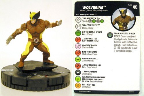 Heroclix 004 wolverine - wolverine,