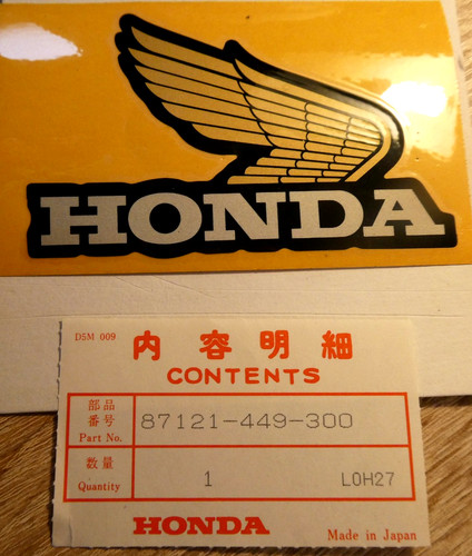 Honda aufkleber tank für - tank,