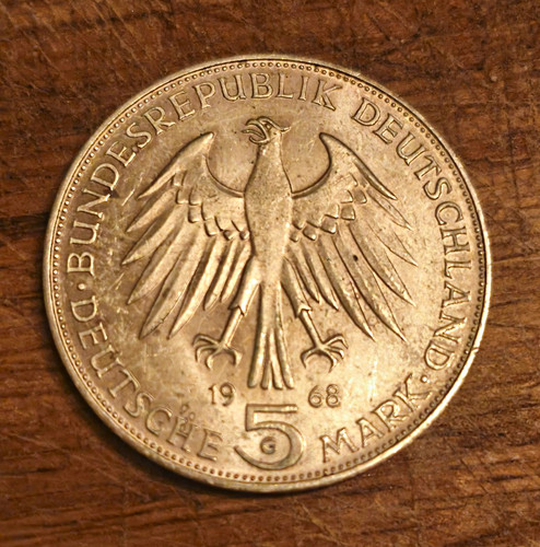 Brd gedenkmünze 1968 - brd, g