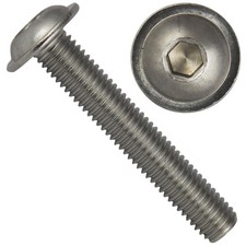 Linsenkopfschrauben Flansch