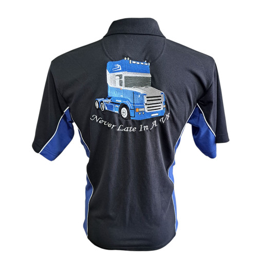 Herren lkw poloshirt never - lkw,