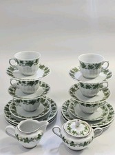 Hochwertiges Geschirr Bavaria Wunsiedel Kaffeeservice 6 Pers. Handarbeit 