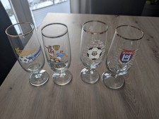 4x Wismut Aue Bierglas Kelch -