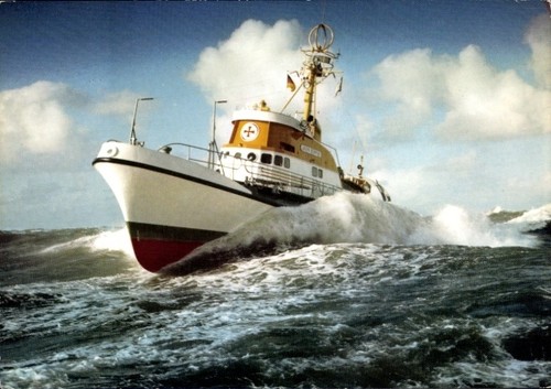 Seenotkreuzer adolph - ak,