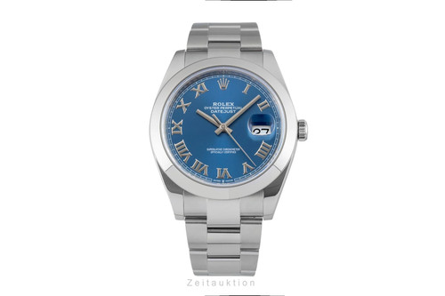 Rolex datejust blue roman - rolex,