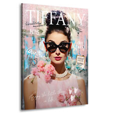 Leinwand Bild Audrey Hepburn