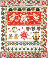 COATS Intermezzo,  Kreuzstich-Zählmuster-Vorlage,  Es weihnachtet