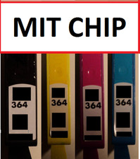 4 Patronen für HP 364 XL