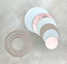 Stanzschablonen Kreise vintage