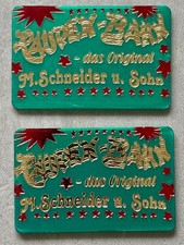 2 x Oldie Fahrchip RAUPENBAHN