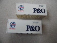 Roco 2x "P&O Shipping Corporation of New Zeeland "  20 ft. Container 1:87