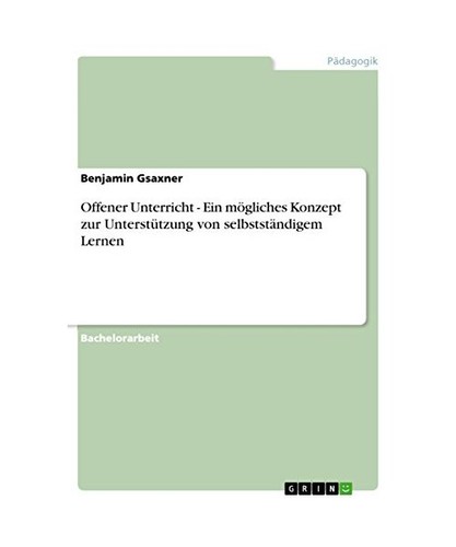 Offener unterricht ein - offener,