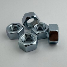 M16 x 1,5 Sechskantmuttern ( 5 Stück ) verzinkt Muttern FEINGEWINDE DIN 934