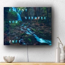 WordClock Jupiter DARK FOREST