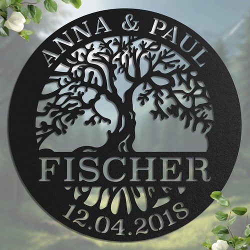 Personalisiertes baum des - personalisiertes,