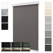 Thermo Screen Fensterrollo Kassettenrollo B50 Maßanfertigung UV-Schutz 95-99%
