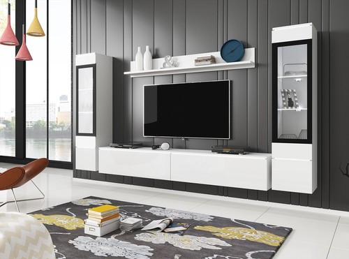 Wohnwand anbauwand mediawand - anbauwand,