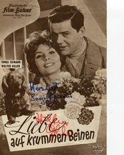 Sonja Ziemann+ & Walter Giller+ - original signiertes Filmprogramm