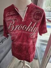 T-shirt Herren Xxl Kurzarm Strech Bordeauxrot Jeel