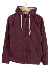 Cecil Damen Kapuzenpullover mit Reißverschluss Gr. 40/L Rot Casual Hoodie