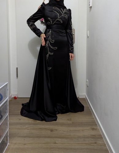 Abendkleid abiye schwarz - abendkleid, 40