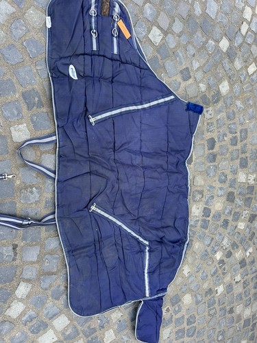 Blaue pferdewinterdecke - blaue,