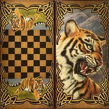 60x60 cm Backgammonspiel Spiel