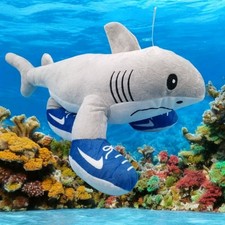 Tralalelo Tralala Plüschtier Hai mit Schuhe Italienische Brainrot Stofftier 50cm