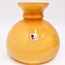 Petroleumlampenschirm 275 326 293 mm Glas gelb Vestaschirm Ersatzglas Öllampe