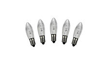Ersatzbirne Topkerze Riffelkerze Spitzkerze 5er Set 3W 8-55V für Lichterkette