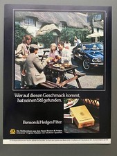 Benson & Hedges Jaguar XJS Cabrio Oldtimer Original 1985 Vintage Ad Werbung V2