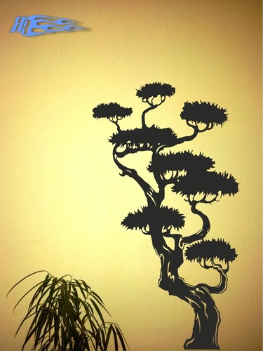 Wandtattoo bonsai baum - wandtattoo,