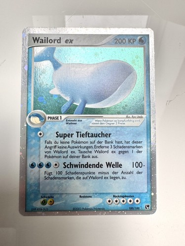 Pokémon wailord 100 - ex,