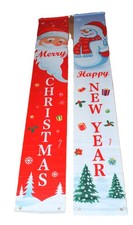 Weihnachten Deko - Weihnachts Banner - ca. 180 x 30 cm (LxB) - 2 Stück