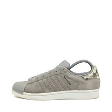 adidas Damen Superstar Schuh Grau Wildleder Low-Top Sneaker EU 37 1/3