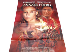 Anna und der König Altes Vintage Kino Film Plakat Poster A1 Gefaltet