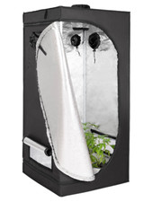 ONVAYA® Pflanzen Zuchtzelt 80x80x160cm - wasserfeste Bodenschutzwanne - B-Ware