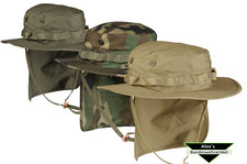 brit. Armee Boonie Neckflap Nackenschutz Ripstop Dschungelhut Buschhut Mil