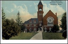 Owatonna Minnesota USA vintage postcard 1914 Main Building Pillsbury Academy