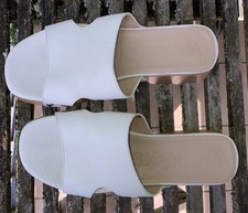 Pantoletten, Clogs, Sandalen von Wonders Größe: 41, Weiß, Leder made in Spain