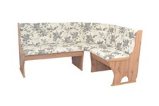 Truheneckbank 125x165 cm Eiche