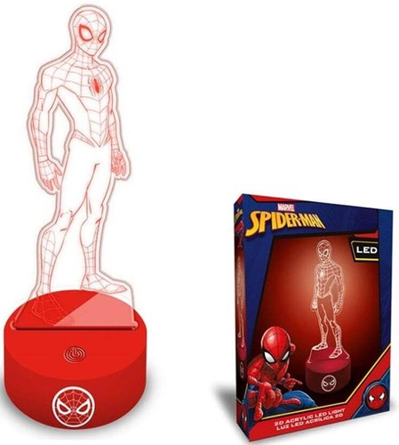 Spiderman lampe led - spiderman, 3d-lampe,