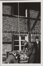 Foto, 4./A.R.42 Tornister Funkgerät in Straelen 1940, Funker, 01 XT55266