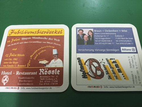 Brandneu rar bierdeckel - brandneu, rar: