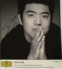 Lang signiert foto - lang,
