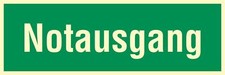 Notausgang Rettungswegschild