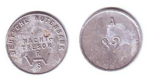 Ddr aluminium wertmarke - ddr,