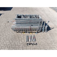 Gerüst Layher/Assco/MJ ca. 98 m² Fassadengerüst, Baugerüst  3,07 Stahlböden