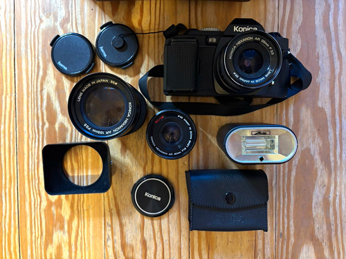 Vintage kameraset konica fs1 - kameraset,