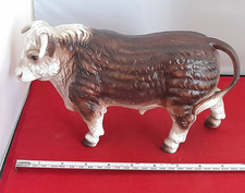 Vintage Keramik Stier Figur